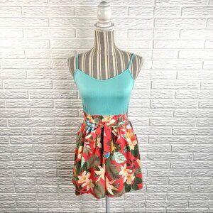 New Look Hawaiian Hibiscus Floral  Soft Shorts